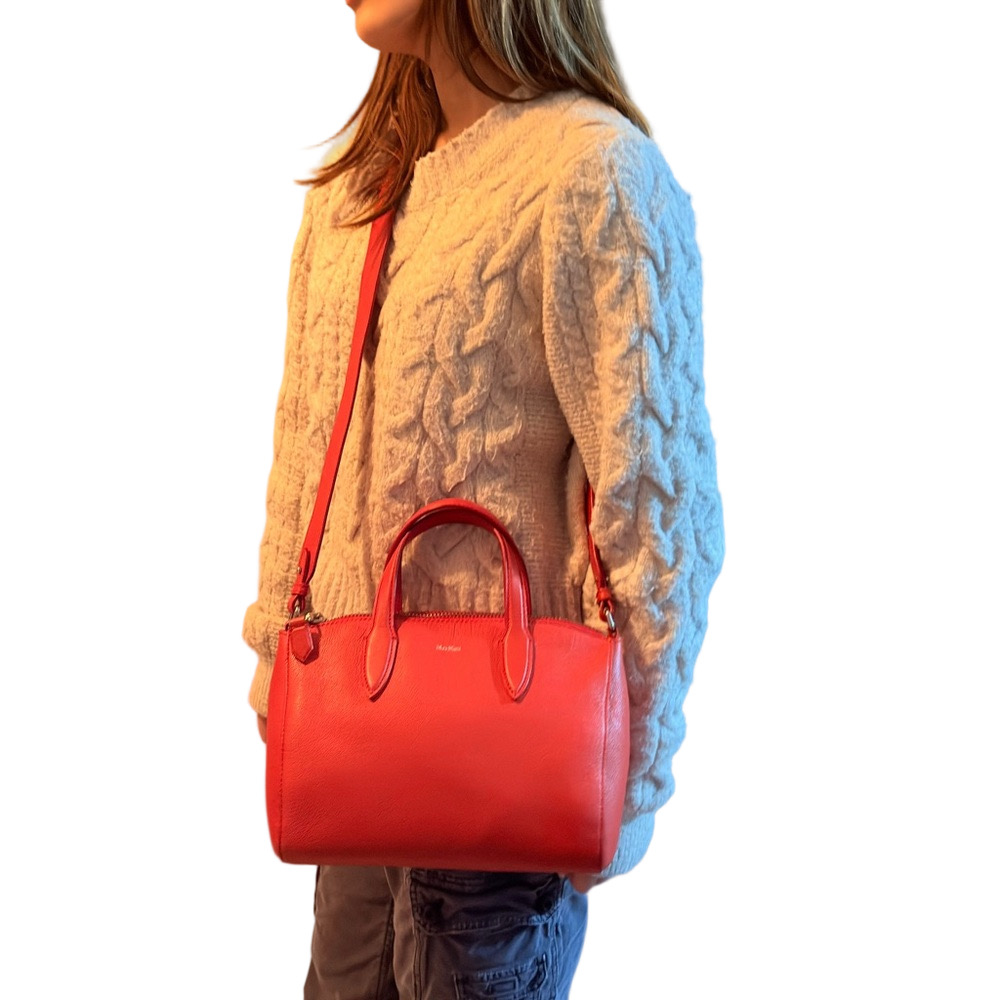 MaxMara Vibrant Red Crossbody Bag